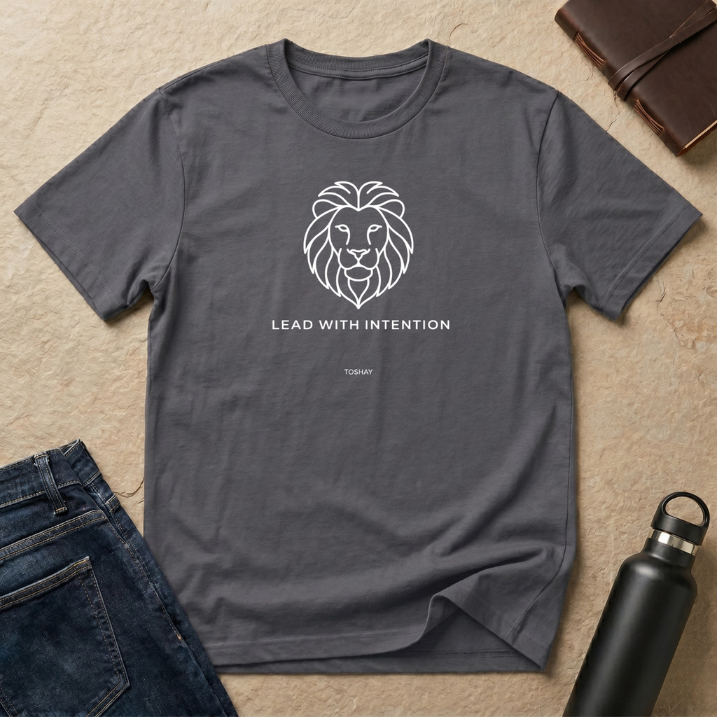 Lead with Intention - Lion T-Shirt