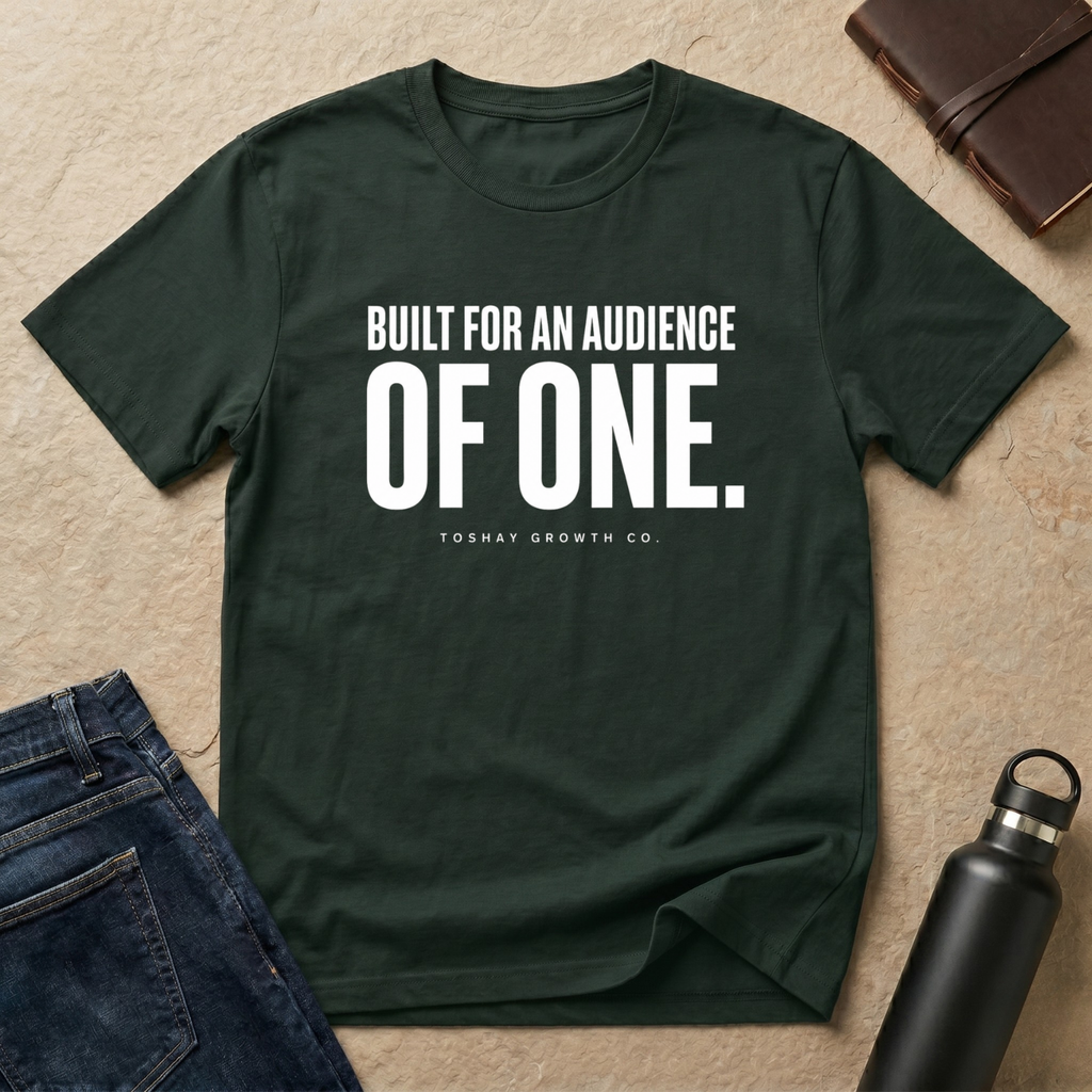 Built for an audience OF ONE T-Shirt