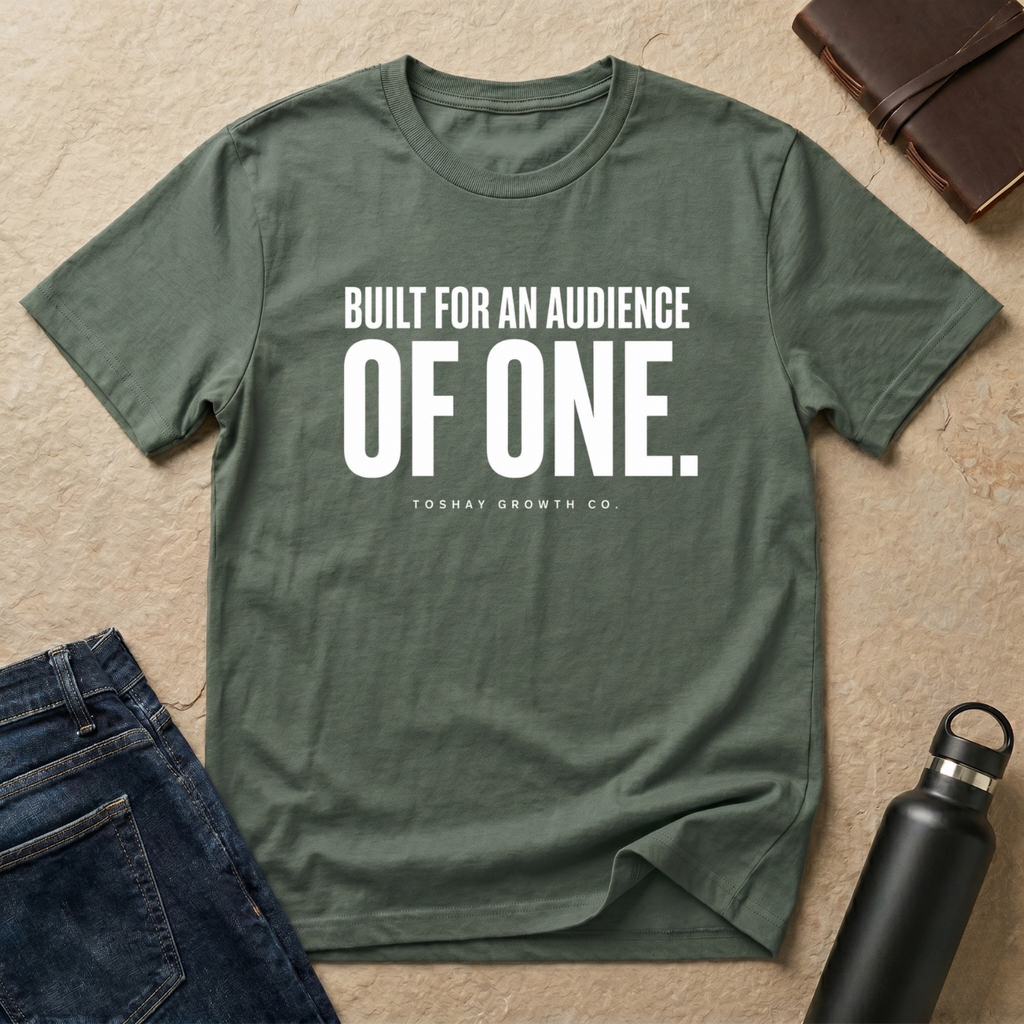 Built for an audience OF ONE T-Shirt